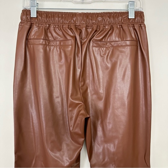 The Reset R Label Vegan Leather Joggers - Picture 9 of 12